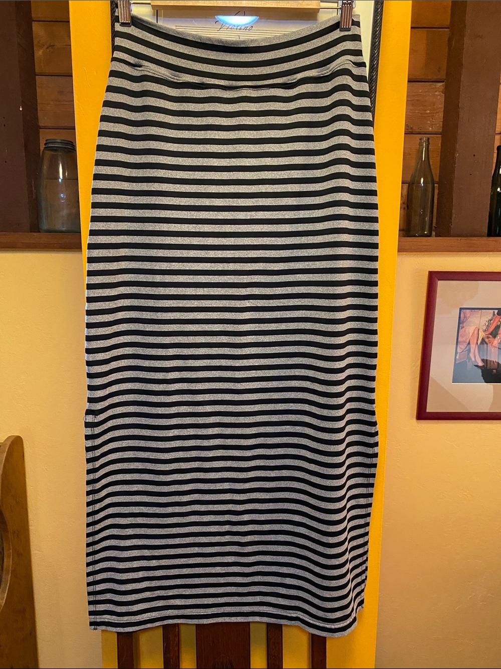 Hard Tail Forever Striped Maxi Skirt